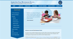 Desktop Screenshot of learnandplaymontessori.com